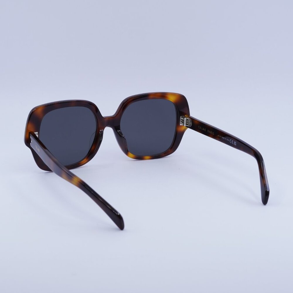 🕶️ New Celine CL40241F 53A Sunglasses - Medium Havana Frame, Smoke Lenses - Picture 7 of 8